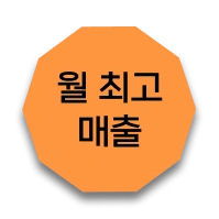 월 최고 매출